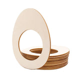 Maxbell 10pcs Wooden Napkin Rings Cartoon Animal Napkin Holder for Dinners Egg