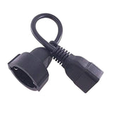 Maxbell i IEC320-C20 EU 4.8mm Power Supply Adapter Cable 0.3M Extension Universal