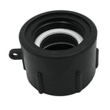 Max Plastic-Black 1000L IBC Water Tank Hose Adapter Hose Connectors Fittings  fine thread 50mm