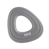 Maxbell 50LB Hand Strength Finger Grip Muscle Power Training Ring Exerciser Gray