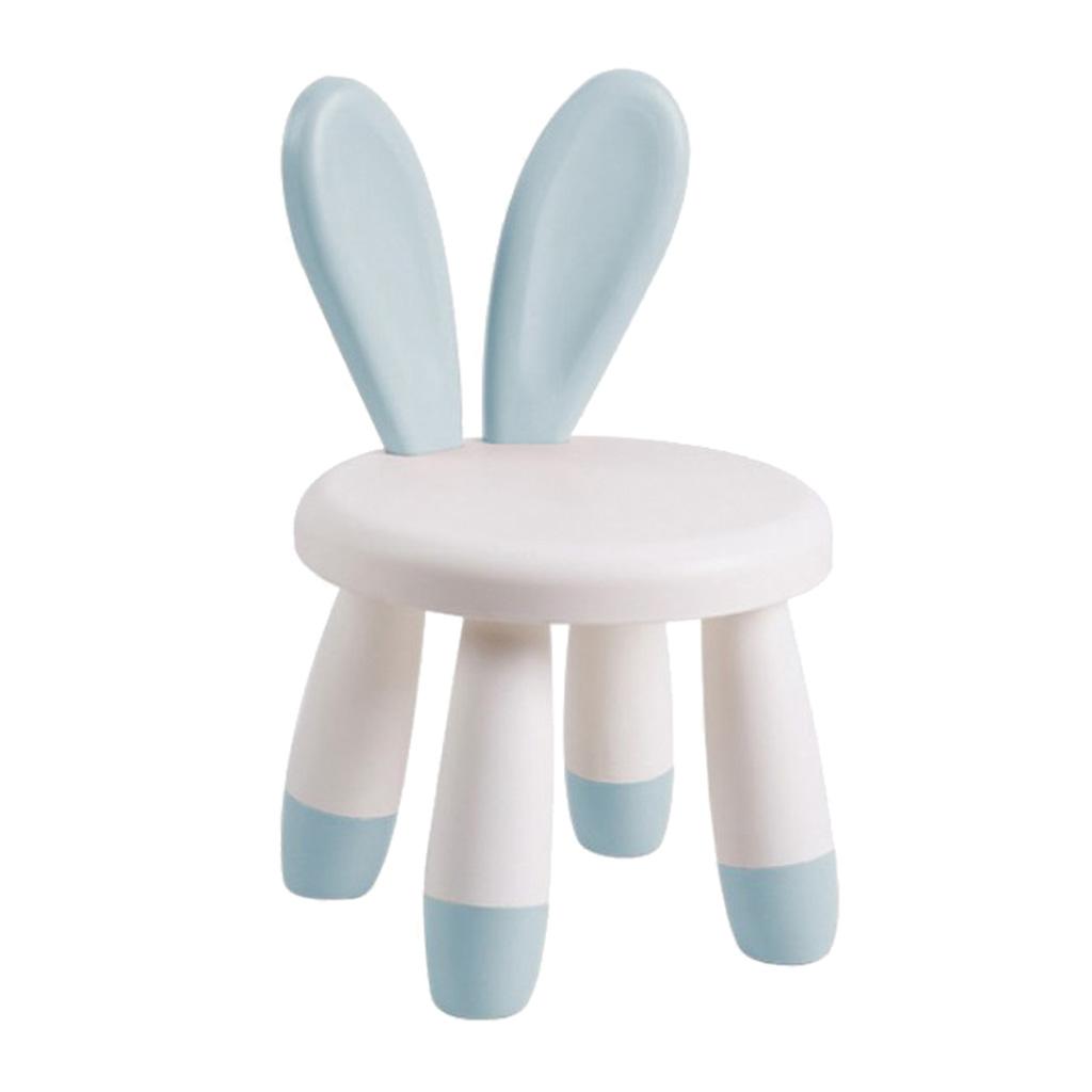 Max Assembling Chair Stool Furniture for Kids Nursery Student Seat B_Blue