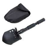 Maxbell Multifunction Folding Camping Spade Equipment with Storage Bag Hiking Black