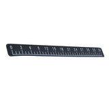 Maxbell 39" Fish Ruler for Boat Accurate 6mm Thickness High Density for Sailboats dark gray white