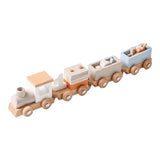 Maxbell Wooden Train Birthday Toy Crafts Montessori for Party Birthday Gift Children