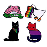Maxbell 4x Women Men Brooch Pin Badge Gift fashion for Backpack Blouse Shirts