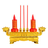 Maxbell LED Electronic Incense Burner Vintage Style Censer for Buddha Temple Worship