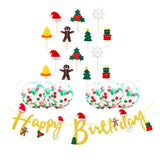 Max Christmas Happy Birthday Happy Birthday 16x Party Decoration for Kids Golden