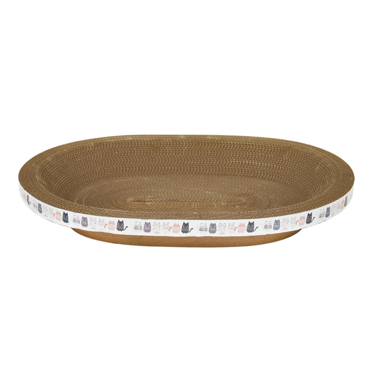 Maxbell Cat Scratcher Cardboard Scratching Board Corrugated Scratch Pad for Kitty 47cmx22cmx8cm