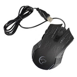 Max G820 Wired Game Mouse 7 Colors Lighting Optoelectronic Mouse