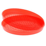 Maxbell 2 Pack Reptile Food Water Bowl Chicken Food Water Tray 42cm