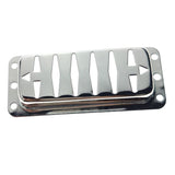 Max 1x Mini Brass Humbucker Pickup Cover for Electric Guitar Durable Chrome