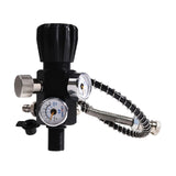 Maxbell Double Pressure Gauge Valve Regulator Refill Adapter for Diving 18UNF