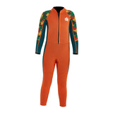 Maxbell Kids Wetsuit Diving Swimsuits Swim Water Sports 2.5mm Neoprene Full suits Orange L