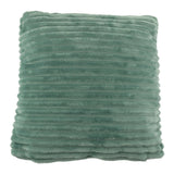 Max Square Plush Pillow Case Cushion Cover for Sofa Bed Couch Green