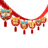 Maxbell Chinese Dragon Year 118inch Hanging Garland Felt Material for Bedroom Sturdy