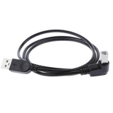Maxbell 90 Degree Right Angle USB2.0 Male to USB Type B Data Sync Charging Cable