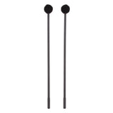 Maxbell 1 Pair Tongue Drum Sticks Mallets Beaters Black_Plastic