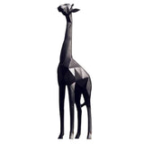 Max Maxb Creative Nordic Giraffe Figurine Standing Sculpture Home Desk Decor Black