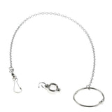 Maxbell Parrot Stainless Steel Eight-ring Anklet Pet Bird Cockatiel Foot Chain 12