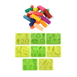 Maxbell 3D Tools Clay Toy Educational Modeling Clay Set for Toddlers Kids style B