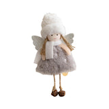 Maxbell Christmas Tree Hanging Ornament Hanging Doll Decorations for Xmas Decor Gray