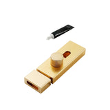 Maxbell Door Latch Sliding Lock Barrel Bolt Latch for Interior and Outdoor Yard 100mm Aureate
