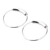 Max 2pcs Nose Ring Nose Hoop Tragus Helix Ear Piercing Steel Ring 6mm Silver