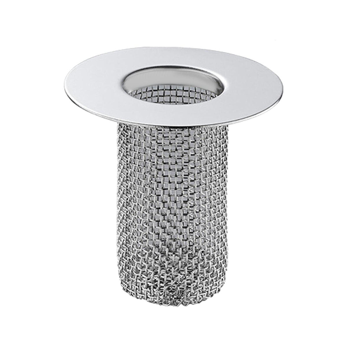 Maxbell Floor Drain Filter Stainless Steel Anti Clogging Bathtub Mesh Basket Filter Fit 29mm-53mm Short