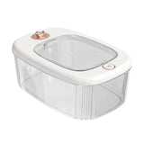 Maxbell Airtight Rice Barrel Multipurpose Pantry Organization for Nuts Dried Fruits S White