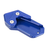 Maxbell CNC Side Stand Extension Pad Support Plate Extension Pad for Motorcycle Blue