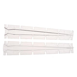 Maxbell 1 Piece Thin Taper Plastic Candle Mold for DIY Crafts Making Supplies, Great Tools for Handmade Project, Transparent Candles Making Mould