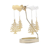 Maxbell Spinning Tea Light Candle Holder Candle Lover Ornament Rotating Candlestick Tree