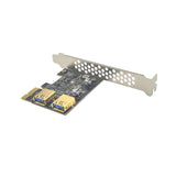 Maxbell Pci-e 1x to USB 3.2 Gen1 5Gbps Expansion Card PCIe to USB Card for Desktops Black Built in USB