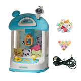 Maxbell Kids Claw Machine Lovely Electronic Small Toys for Party Birthday Gifts Green 10 Dolls