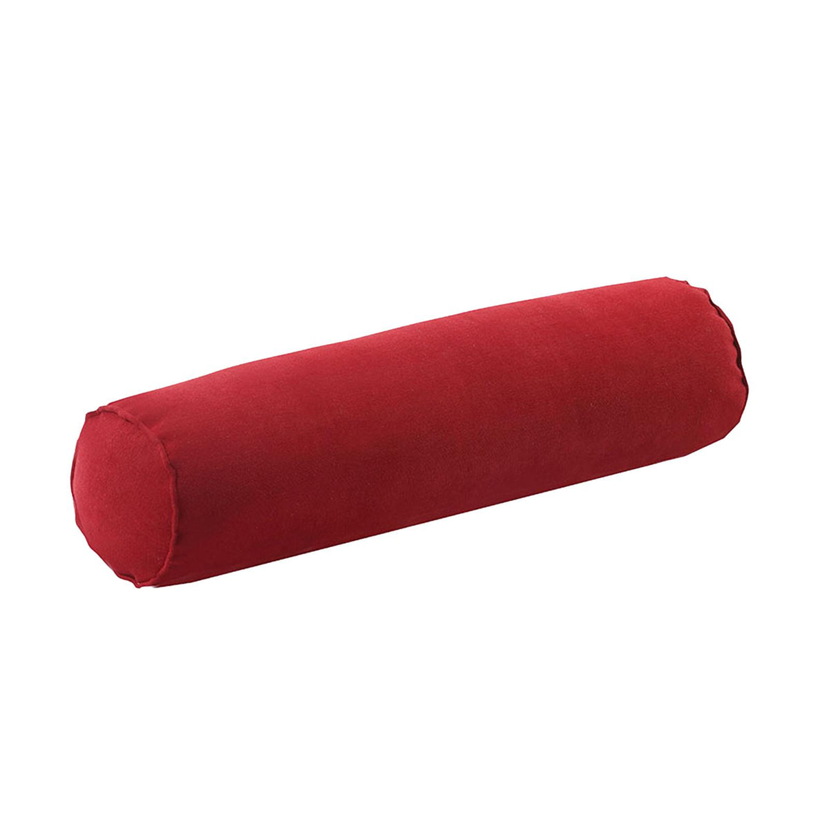 Maxbell Round Neck Pillow Hollow Cotton Soft Comfortable for Office Vertebra Car Rust red