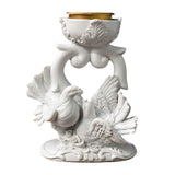 Maxbell Bird Figurine Candlestick Candleholder Candle Holder for Wedding Holiday 10cmx7cmx13cm