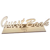 Max Wooden Guest Book Sign, Wedding Guest Book Sign for Party Wedding Supplies