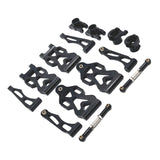 Maxbell RC Front Rear Swing Arm Steering Cup Parts Set for 16104 Q117A 1:16 Scale RC black