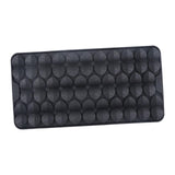 Maxbell Dog Lick Pad Wet Food Lick Pad Puppy Playing Interactive Toy Dog Licking Mat M Size Black