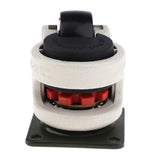 Maxbell Nylon Alloy Wheel Leveling Caster with Square Top Plate
