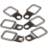Max 6pcs Small Steel D-Ring Tie Downs for Case Truck Cargo Trailer RV Anchor