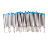 Max 50x Metal Pen Gel Refill for School Office Signature Supplies  blue