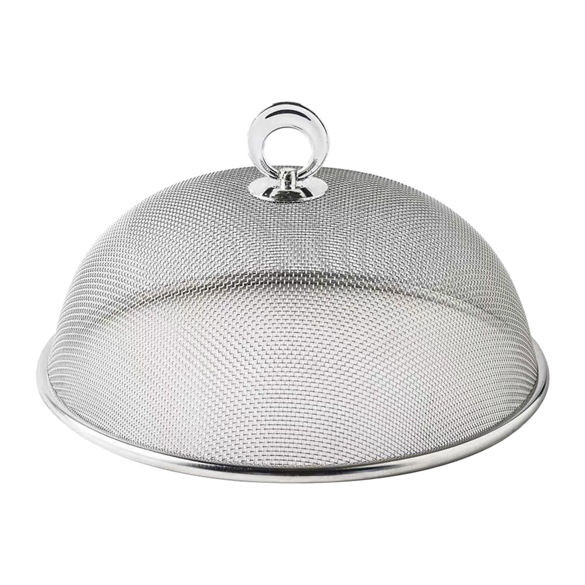 Maxbell Metal Mesh Food Cover Plate Serving Cover for Outdoor Party Camping Diameter 28cm