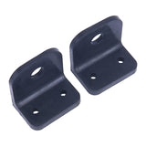 Maxbell 2 Pieces Solenoid Pump Rubber Brackets Devices Hardware for Cleaning Machine L Shaped