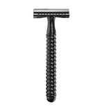 Maxbell Metal Safety Razor Double Sided Premium One Single Travel  Black