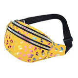 Maxbell Waist Pack with Adjustable Belt Shoulder Bag Lightweight for Travel Yellow