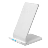 Maxbell 15W Fast Wireless Charger Overheating Protection Qi Enabled 2 Coils for iOS White