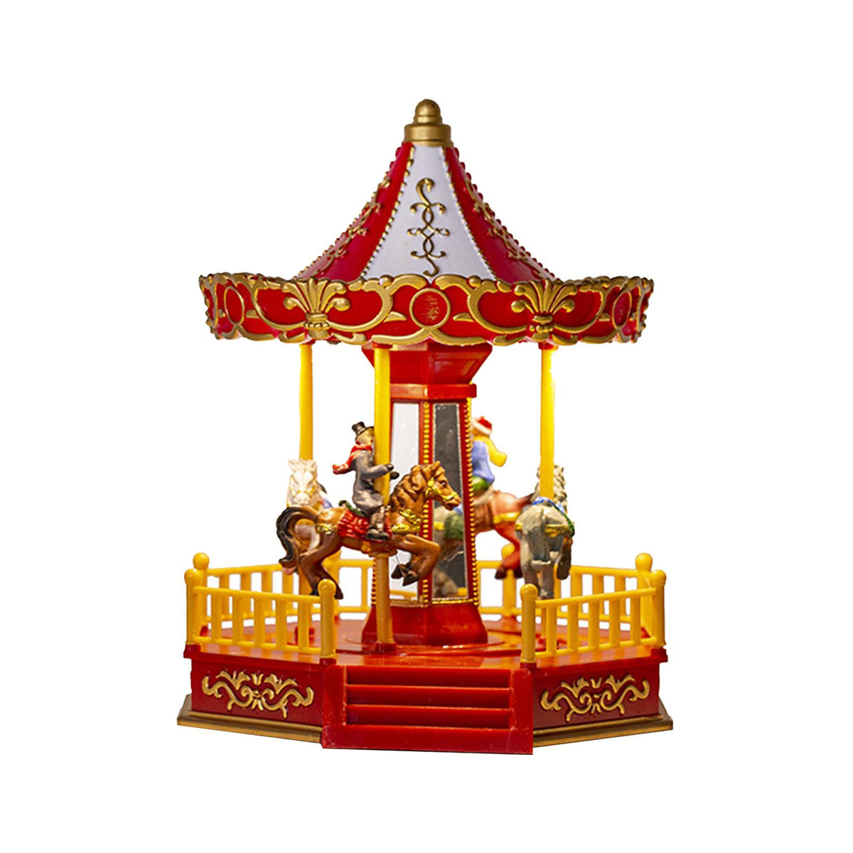 Maxbell Merry Go Round Carousel Decorative Music Box for Dining Room Party Gift