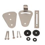 Max Steel Sliding Barn Wood Door Lock Pull Door Gate Latch Hardware Silver - Aladdin Shoppers