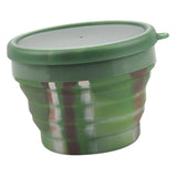 Max Collapsible Silicone Bowl Cup Lunch Box for Outdoor Travel 550ml Round